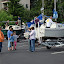 Rigging in the parking lot Rigging in the parking lot