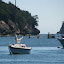 Harry P at anchor, Echo Bay