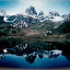 Mountain lake near crest