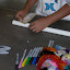 Everyone sands their own way. Markers are ready for students to use when decorating their flute. Everyone sands their own way. Markers are ready for students to use when decorating their flute.