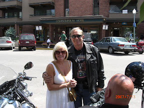 George and an Anna Nicole look alike.
