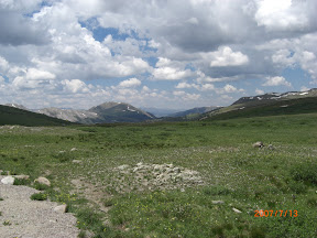 Looking West, Top of Independence Pass CO. Hwy. 82.