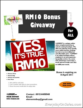 1lement-RM10-Bonus-EverydayOnSales-Warehouse-Sale-Promotion-Deal-Discount