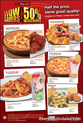 PizzaHut-WeeklyHighlight-April-2011-EverydayOnSales-Warehouse-Sale-Promotion-Deal-Discount