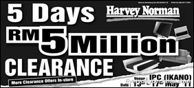 Harvey-Norman-5Million-Clerance-2011-EverydayOnSales-Warehouse-Sale-Promotion-Deal-Discount