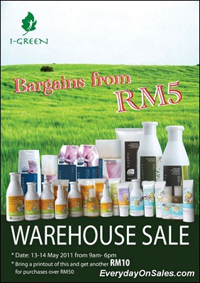 i-Green-Warehouse-Sale-2011-EverydayOnSales-Warehouse-Sale-Promotion-Deal-Discount
