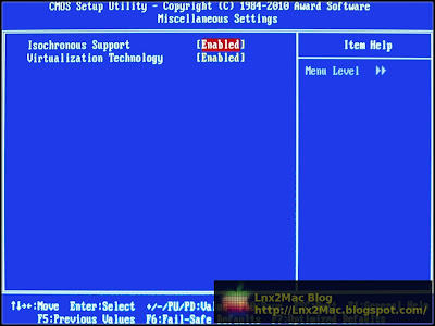 BIOS Miscellaneous Settings