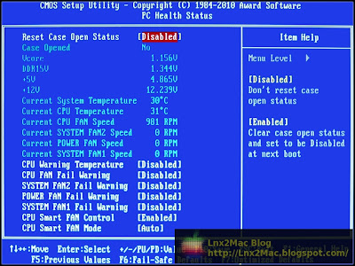 BIOS PC Health Status
