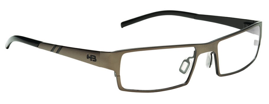 Óculos HB de Grau Masculino - Armação "Hot Buttered" - M963 Titanium