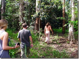 Following the New York hippy through his 80+ acre forest (click to enlarge)