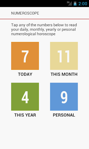 Numeroscope - Daily Horoscope