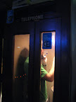 Darren McGavin used this phone booth to call his wife every evening.