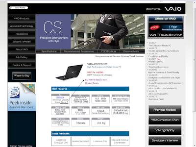 Mistake of Sony Website 123 Mistake of Sony Website