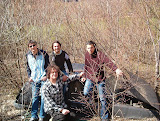 Io, Ale, Dario ed Igor in Val di Susa (Pasqua 2005)