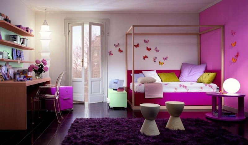 Magical Purple Children Bedroom Set Design Picture 2 Image for Magical Purple Children Bedroom Set Design