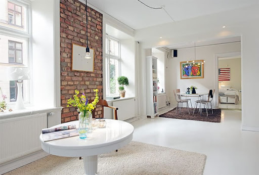White Apartment Design from Swedish Inspiration