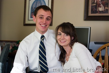 dean's blessing day - Jess and Jack