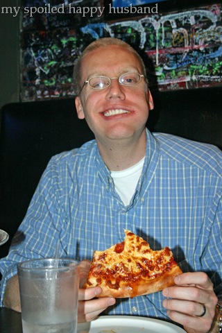 last day - the pie Dan happy