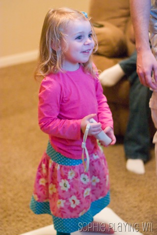 Houston - Soph playing Wii Houston - Soph playing Wii