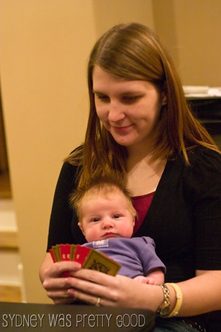 Houston - Sydney and Nicole playing cards