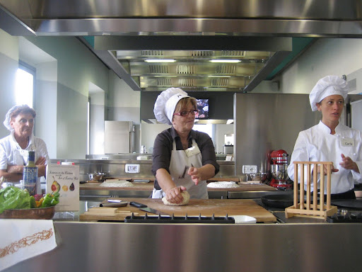 our cooking lesson with the assoc 