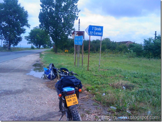 Cilindru Derbi Senda, oprire dupa pod la Seleus