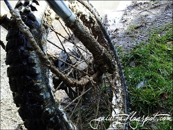 roata fata enduro inghetata