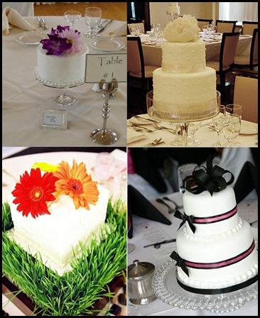 cake centerpieces for weddings