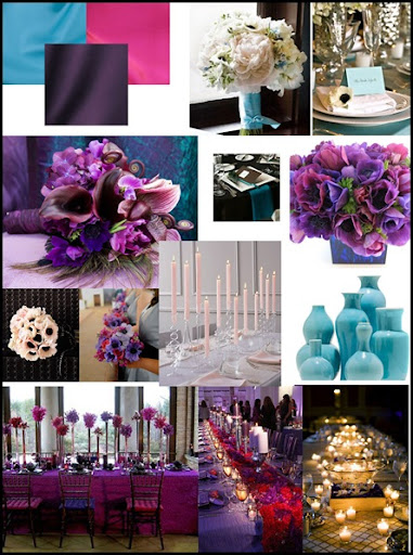  etc and let the flowers and the linens do the purple and pink talk