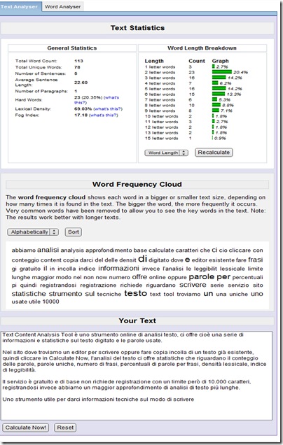 text content analysis tool