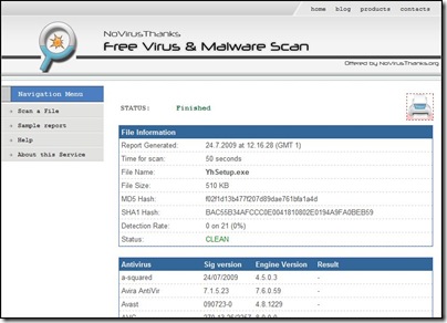 Scan Web Address