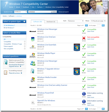 microsoft-compatibilty- center
