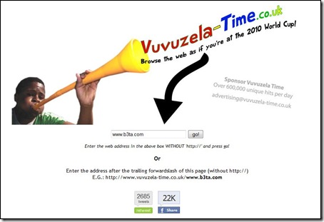 vuvuzela time