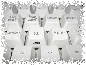 Teclado especial para salas de bate-papo