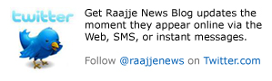 Raajje News Blog on twitter