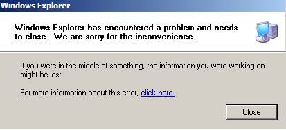 [Windows Explorer encountered a problem[3].png]