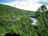 A river view from the deck @ Alici's Cafe