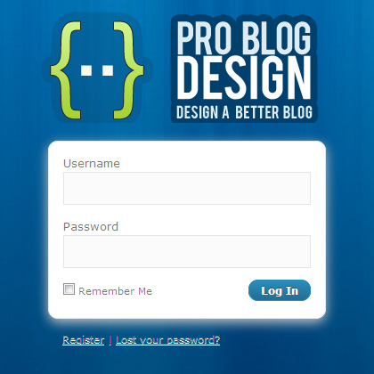 40+ Best Designed Custom Wordpress Login Pages