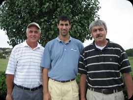 Willy, Logan and Dad after a round of golf in Austin