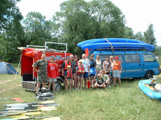 kanotocht op de Otava