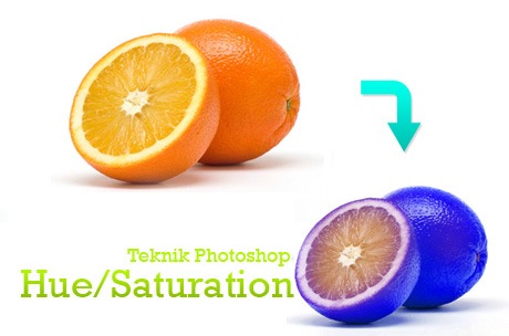 Teknik photoshop hue saturation