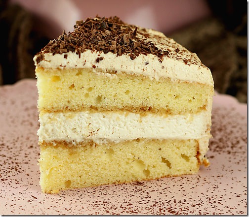 In the introduction to her recipe for Tiramisu Cake, Dorie states that