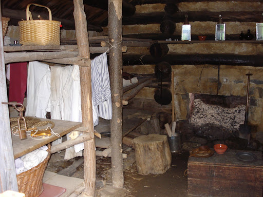 Hut interior