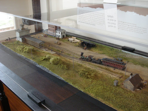 Train station diorama