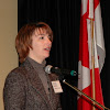 Nathalie Dubois, Director of NB Arts Development Branch, speaks of infrastructure supporting visual arts in the province. Nathalie Dubois, Director of NB Arts Development Branch, speaks of infrastructure supporting visual arts in the province