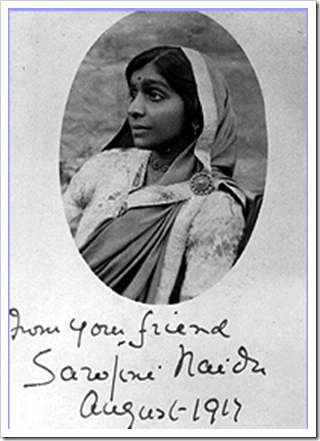 Sarojini+naidu+history+english