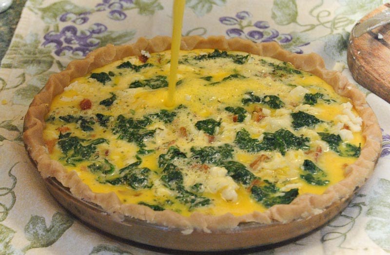 Spinach Quiche Pancake Ninja