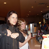 Liam and Meghan at the movie theatre.