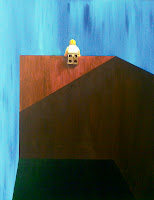 No more cubicles, March 2010, photo & acrylic paint on canvas, 73x92 cm, 1000 EUR