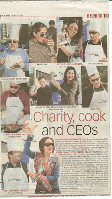 CEO Chef Lunch 2010 - Delhi Times Coverage Genesis Foundation CEO Chef Lunch 2010 - Delhi Times Coverage